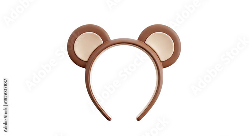 Brown Bear Ear Headband