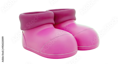 Pink Cartoonish Boots