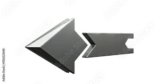 3D Black Arrow Icons