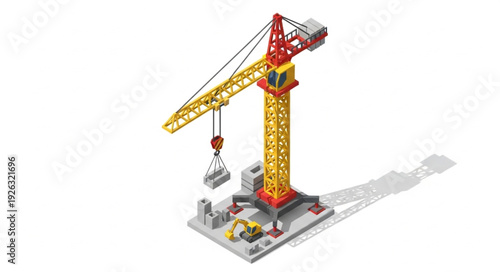 Lego Construction Crane Model.