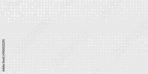 Abstract rectangle dot white gray wave light technology texture background. Abstract big data digital concept art abstract simple