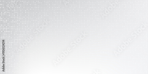 Abstract dotted silver foil mesh background with metal mirror texture. Chrome gradient surface simple