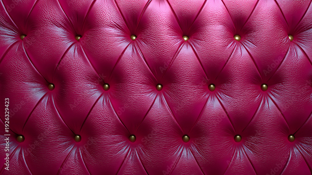 Fototapeta premium Tufted Leather Upholstery