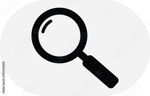 Magnifying glass icon for search and investigation