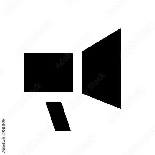 Megaphone Bullhorn Solid Icon