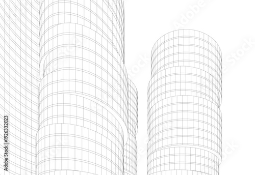 abstract 3d architecture