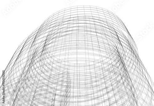abstract 3d architecture