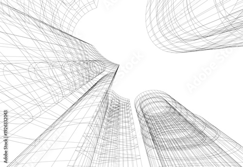 abstract 3d architecture