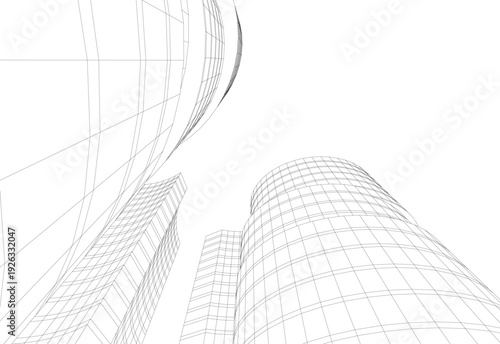 abstract 3d architecture