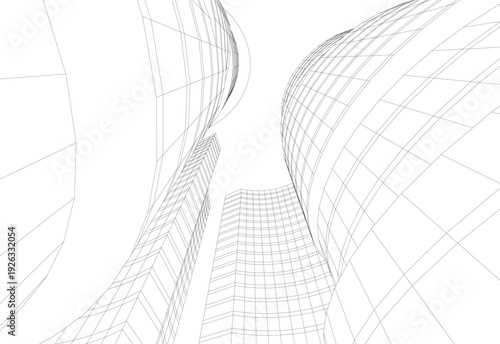 abstract 3d architecture