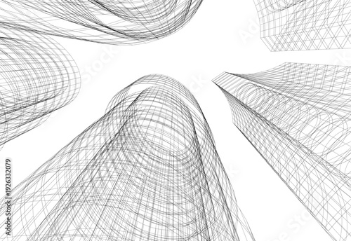 abstract 3d architecture