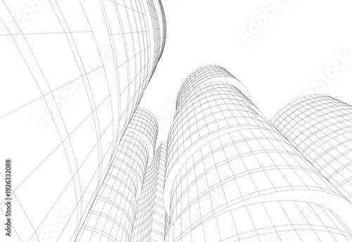 abstract 3d architecture