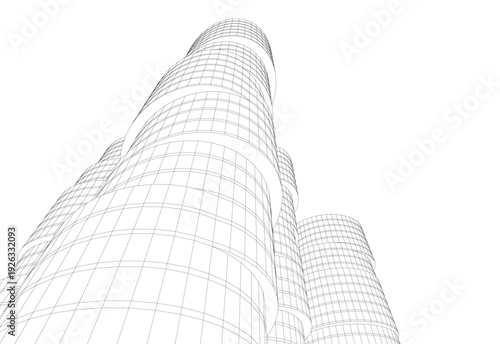 abstract 3d architecture