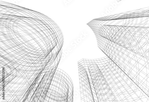 abstract 3d architecture