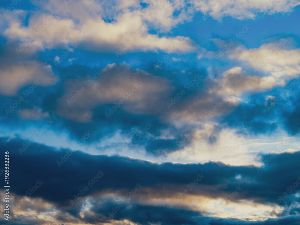Obraz premium blue sky with clouds