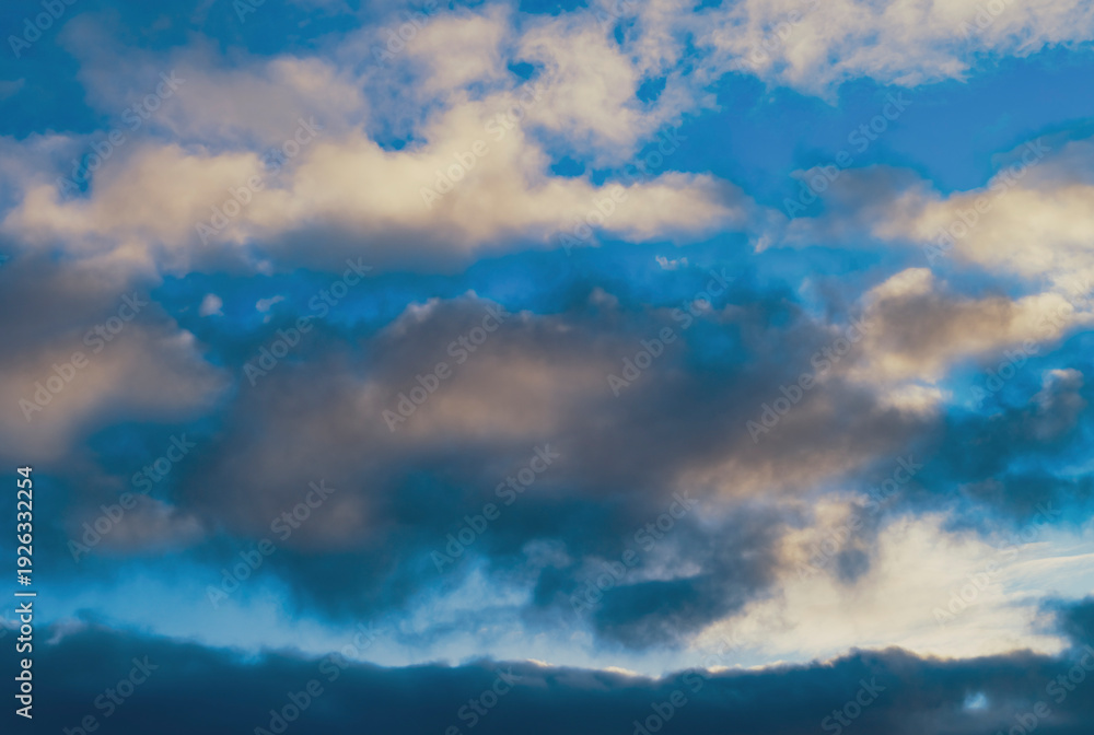 Obraz premium blue sky with clouds
