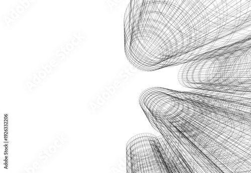 abstract 3d architecture