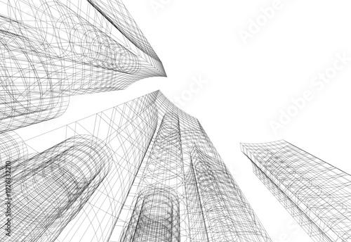 abstract 3d architecture