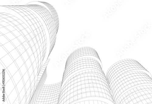 abstract 3d architecture