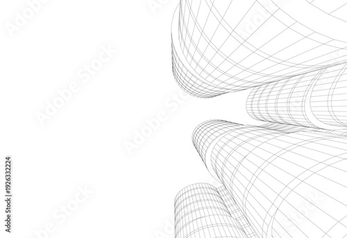 abstract 3d architecture