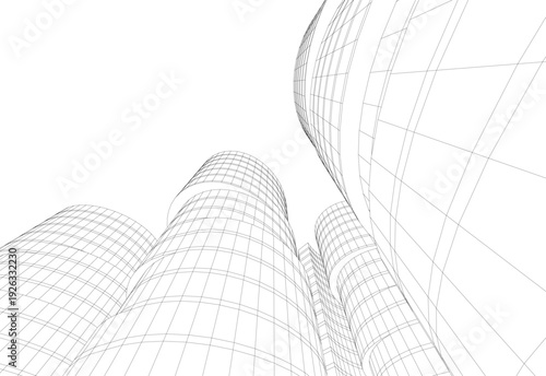 abstract 3d architecture
