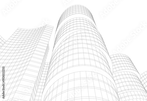 abstract 3d architecture