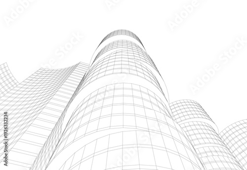 abstract 3d architecture