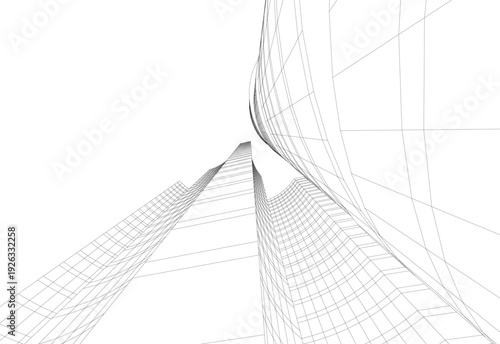 abstract 3d architecture