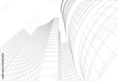 abstract 3d architecture