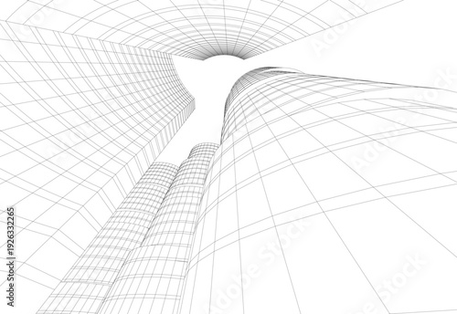 abstract 3d architecture