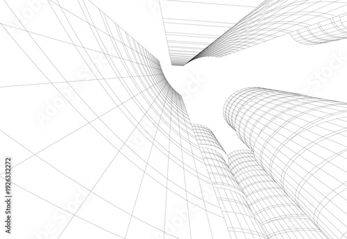 abstract 3d architecture