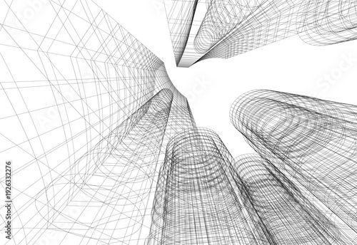 abstract 3d architecture