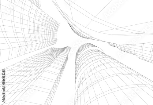 abstract 3d architecture