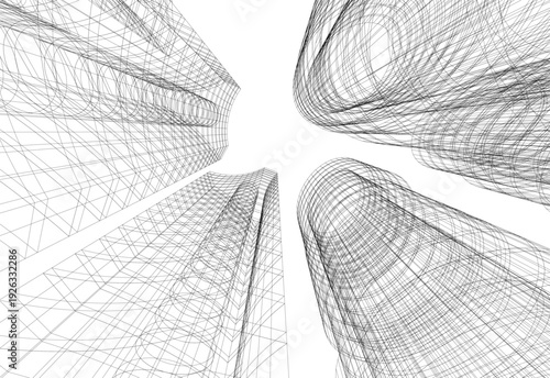 abstract 3d architecture