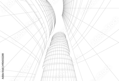 abstract 3d architecture