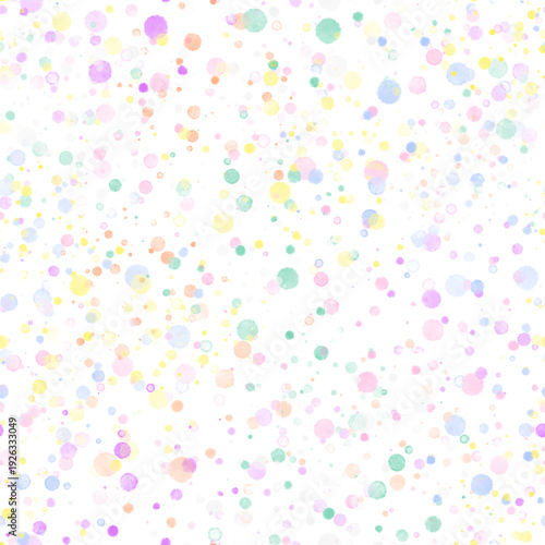 Goteado de color transparente.