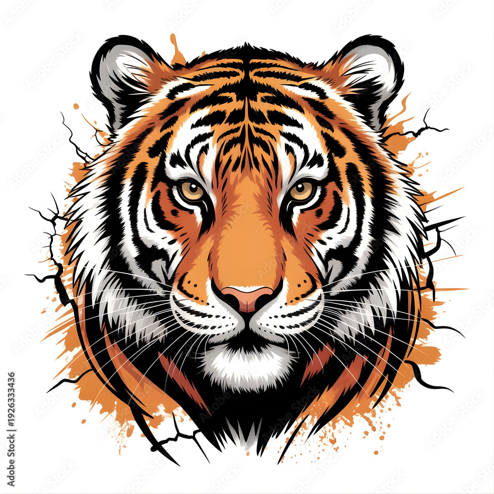 Fototapeta premium tiger design