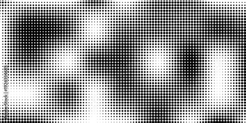 Halftone dotted abstract background. Grain gradient texture background with dots. Noise Stipple pointillism pattern. Sand, grain, grunge stipple effect.
