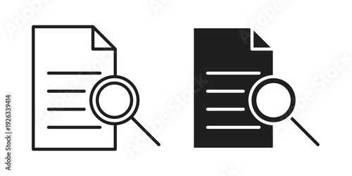 Case studies icons with different styles. Vector logo illustration simple design.