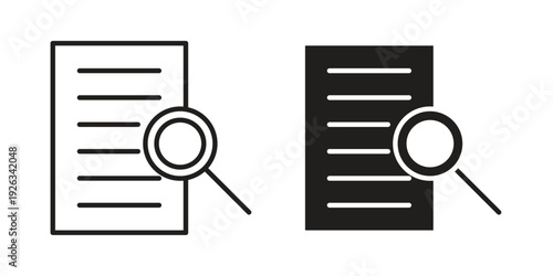 Defining icons with different styles. Vector logo illustration simple design.