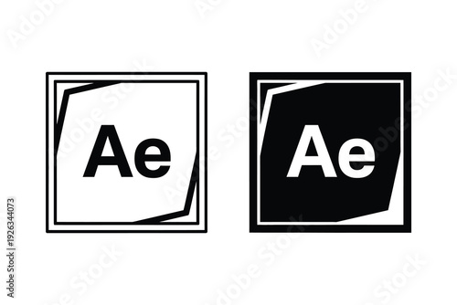 After Effects Logo Icon Set - Video Editing and Motion Graphics