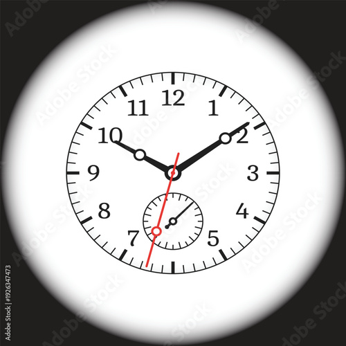  is a common layout for both wristwatches and wall clocks.