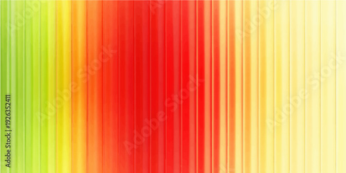 Bright abstract background with a colorful pattern of vertical rainbow stripes and seamless lines in a vibrant spectrum of red, pink, orange, and yellow vector art design