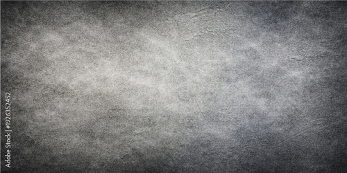 A dark aged wallpaper features a grunge brushed metal plate texture with a gray weathered surface and a rough vintage concrete pattern for a dirty industrial backdrop