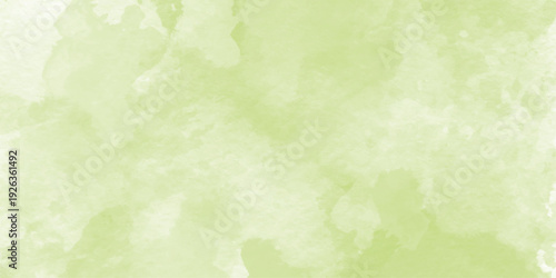 Abstract green watercolor background texture, Green watercolor background for textures backgrounds, Brush stroked painting green Watercolor paper texture. green mint watercolor illustration banner,