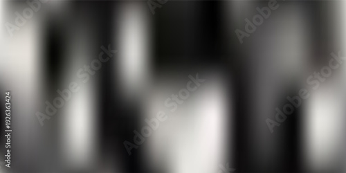Abstract Black and White Gradient Mesh Background with Soft Blurry Texture