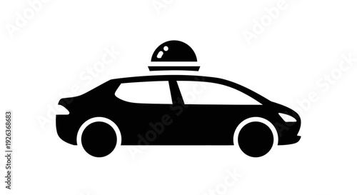 Taxi Cab Vehicle Transportation Service Car.