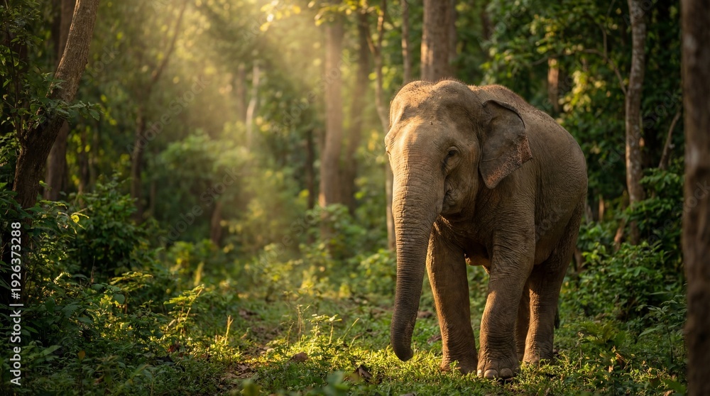 Fototapeta premium elephant in the wild