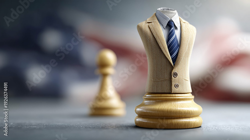 Strategic Play: Chess piece...