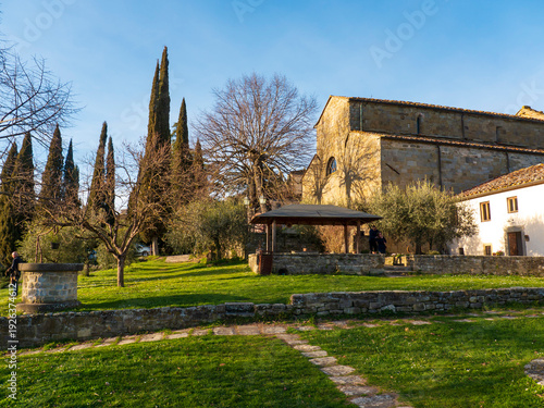 Italia, Toscana, Arezzo, Stia , la Pieve di Romena.